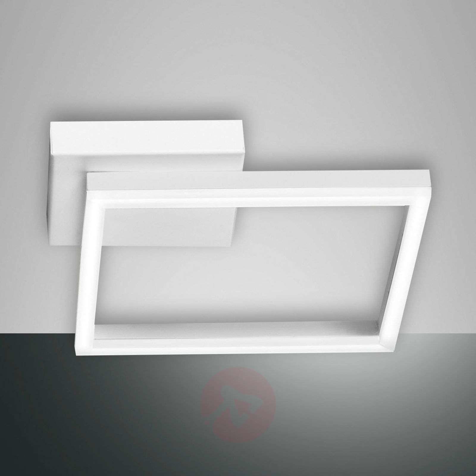Fabas Luce Lampa sufitowa LED Bard, 27x27cm, biała