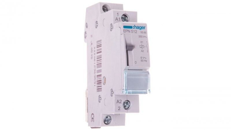 Hager polo Przekaźnik impulsowy 16A 8V AC 1Z EPN512 EPN512