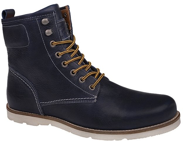 Mustang Trzewiki Trapery 35A062 4853-502-820 Navy Granat nieocieplane 41008