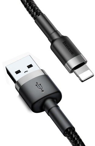 BASEUS Kabel przewód USB Lightning iPhone 100cm Baseus Cafule CALKLF-BG1 z obsługą szybkiego ładowania 2.4A CALKLF-BG1