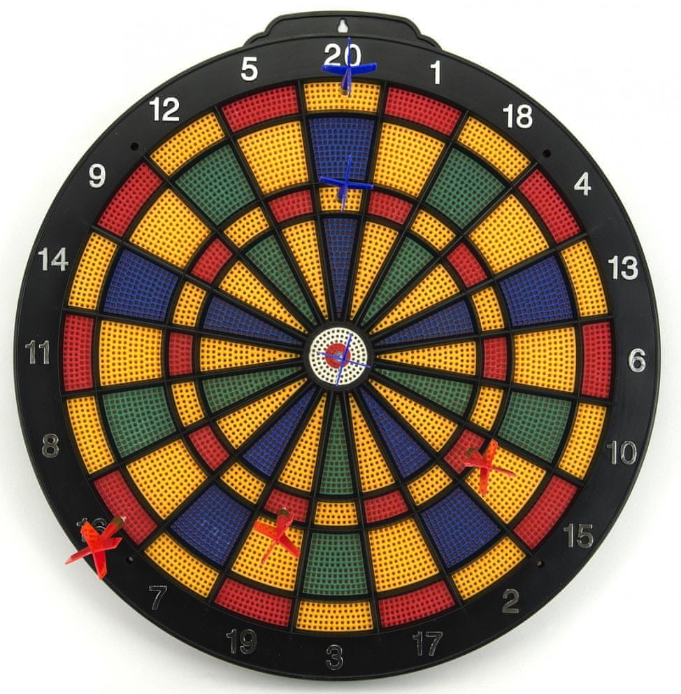 Teddies tarcza 40 cm + 6 strzałek