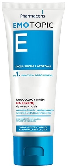 Dr Irena Eris Pharmaceris E EMOTOPIC łagodzący krem na egzemę 75ml