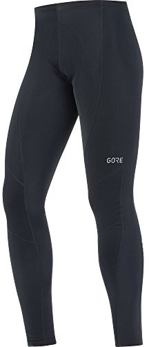 Gore Wear oddychająca, długie spodnie męski rower-, z tapicerka siedziska, C3 Thermo Tights +,,,,, 100327, czarny, s -9900-Small100327990003-9900