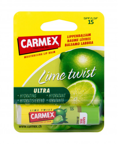 Фото - Помада й блиск для губ Carmex Ultra Moisturising Lip Balm Lime Twist SPF15 balsam do ust 4,25 g d 