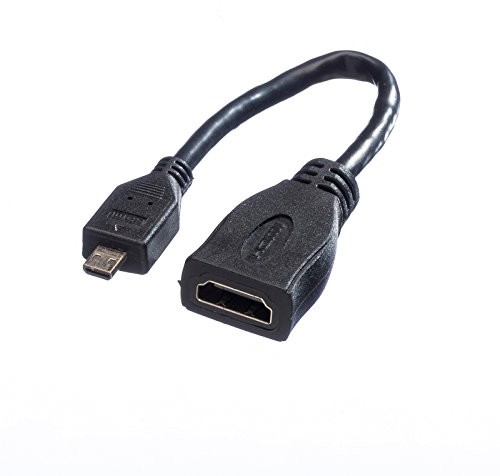 Value HDMI High Speed Cable with Ethernet, BU HDMI  Micro HDMI ST 0,15 m 11.99.5584