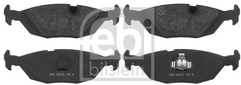 FEBI Zestaw klocków hamulcowych, hamulce tarczowe FEBI 16141