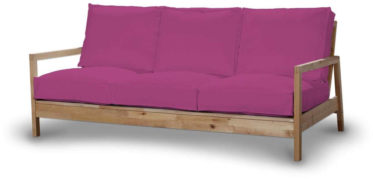 Dekoria pl pl Pokrowiec na sofę Lillberg 3-osobową nierozkładaną amarant Sofa Lillberg 3-osobowa Etna 626-705-23