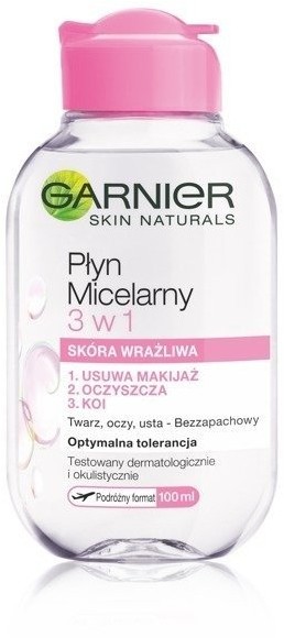 Garnier Skin Naturals płyn micelarny 3w1 skóra wrażliwa 100ml 84970-uniw