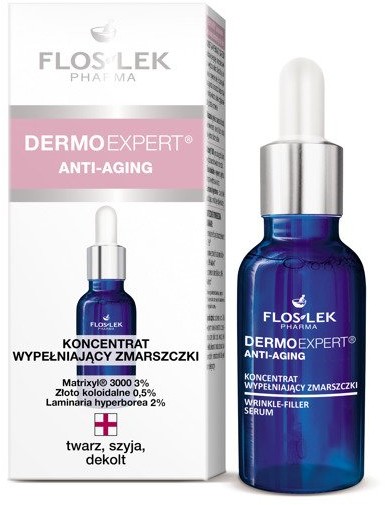 Flos-Lek Warszawa Floslek dermo expert anti-aging koncentrat wypełniający zmarszczki 30 ml
