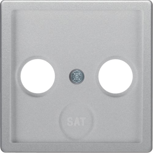Berker Q1/Q3/Q7 aluminium płytka do gniazda RTV-SAT B_12036084