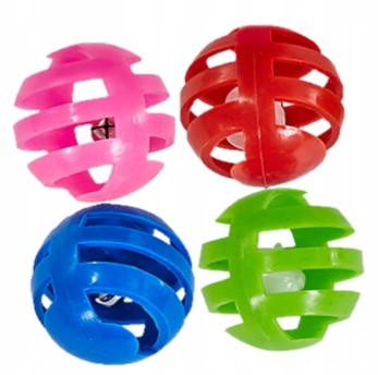 Plastikowa piłeczka z dzwoneczkiem 3,6cm 1szt.
