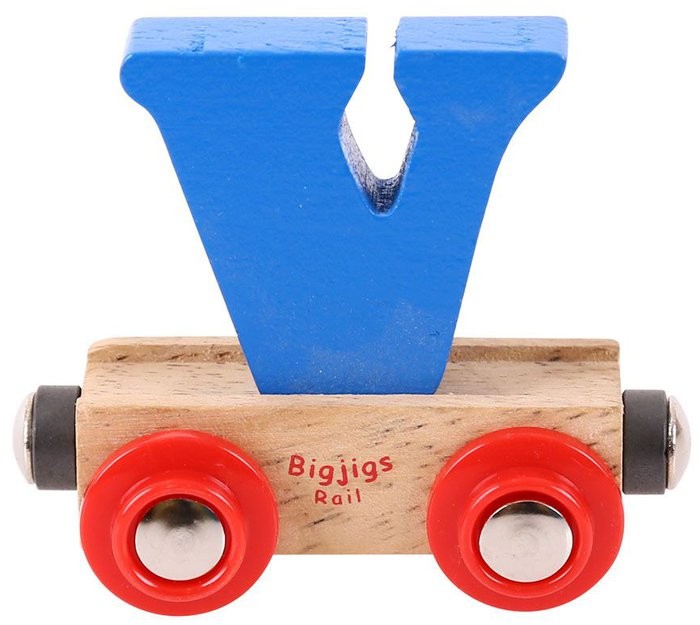 Bigjigs Toys Wagonik literka V