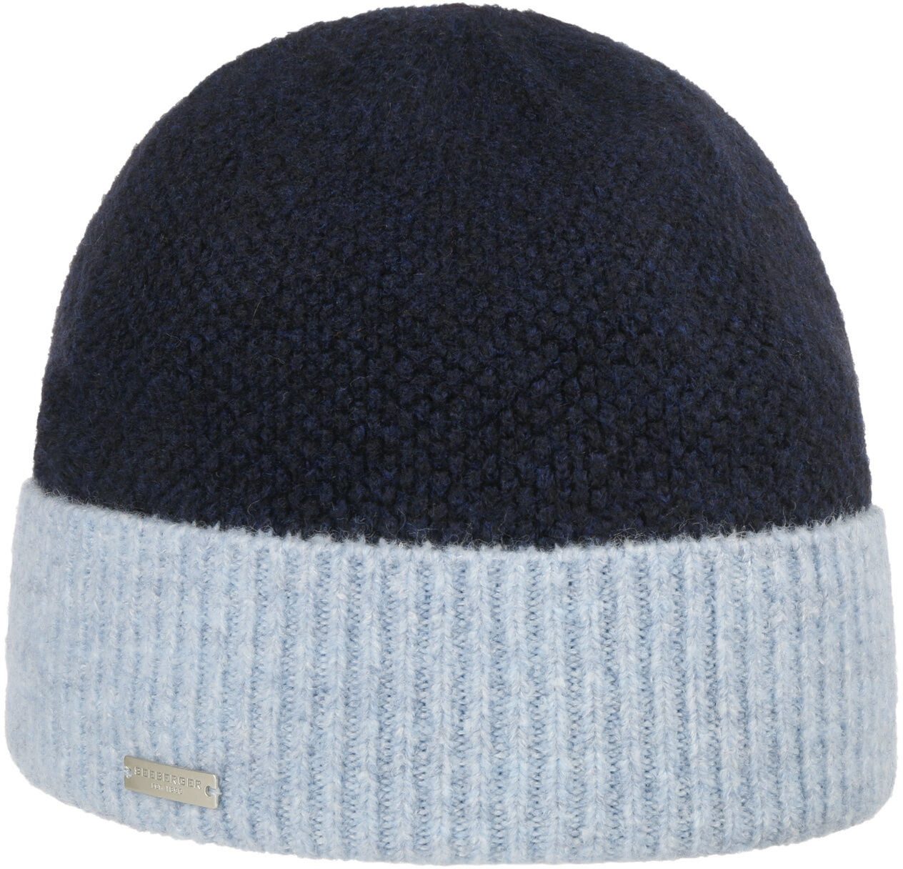 Seeberger Czapka z Mankietem Lelica by ciemnoniebieski, One Size