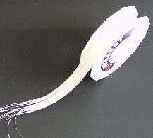 Präsent Ringel pasek 25 MM 91 m Biały