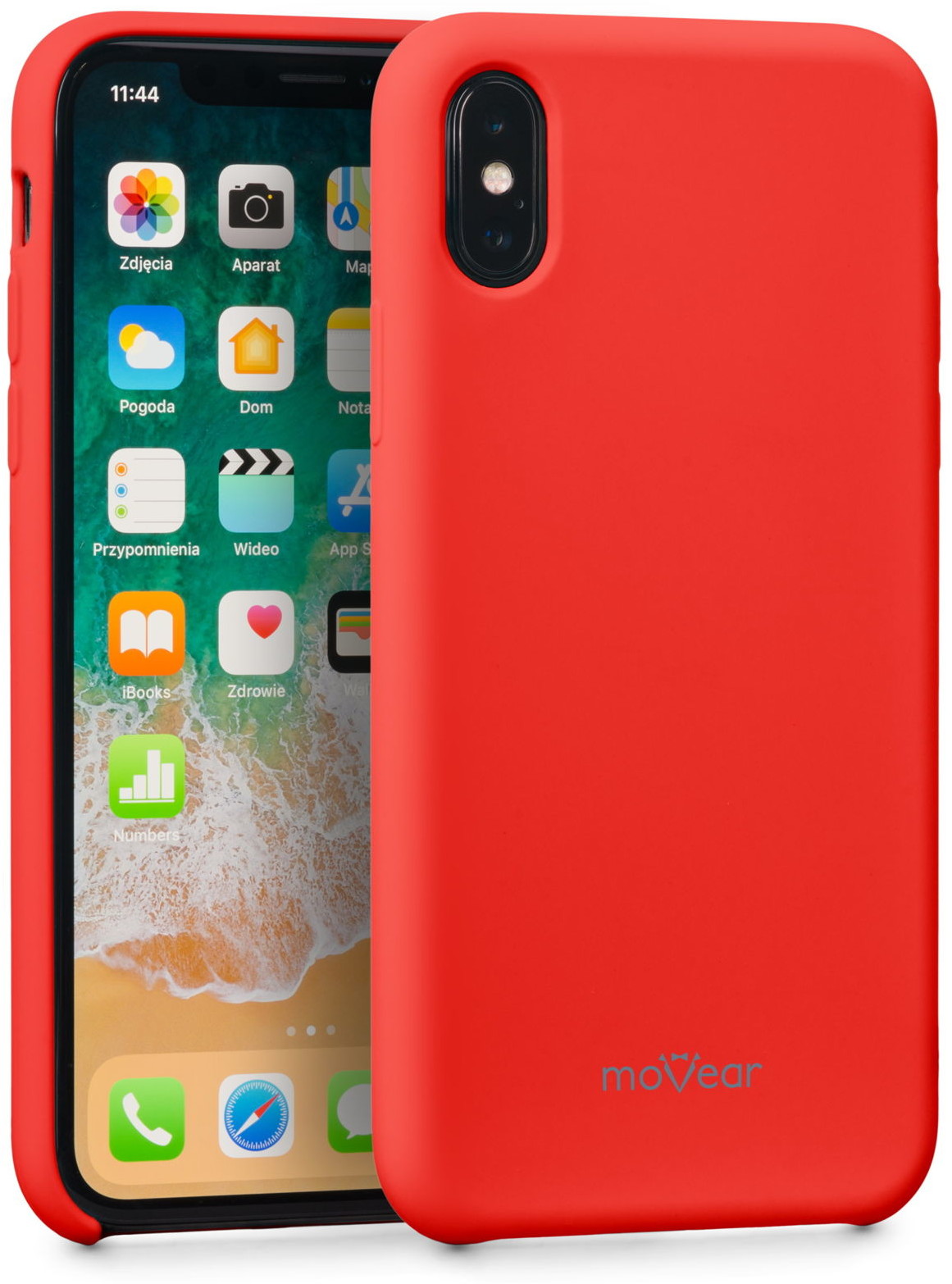 moVear Etui silikon iPhone Xr moVear silkyCase Czerwony AIPXRCSC0RECRE