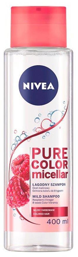 Nivea Pure Color Micellar łagodny szampon micelarny do włosów farbowanych 400ml 93682-uniw