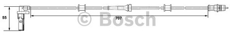 BOSCH Czujnik, prędkość obrotowa koła 0 265 007 532