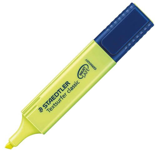 Staedtler 752315 tekstu marker oryginalnym kolorze części tekstu, żółty 364-1