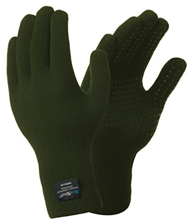 Dexshell dexshell męskie rękawiczki thermfit, czarna, zielony, s DG326O