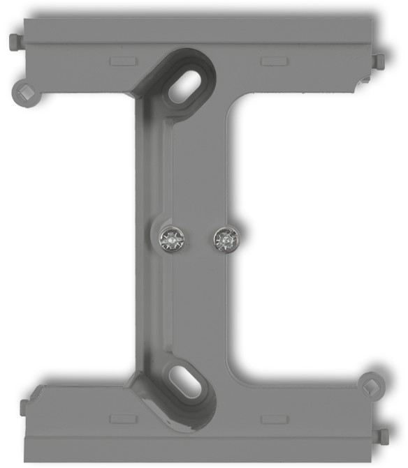 Karlik Moduł rozszerzający puszki natynkowej pojedynczej DECO Szary 27DPU-2