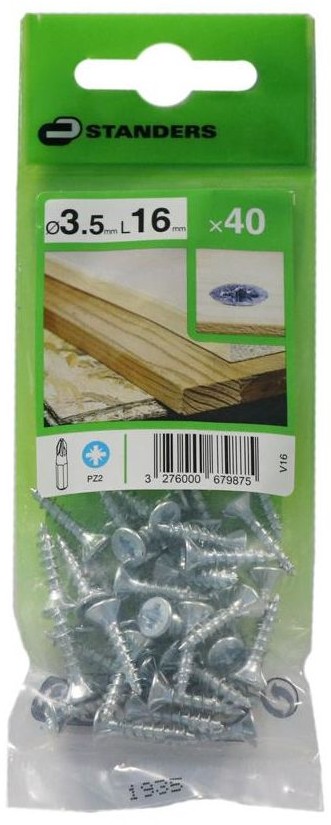 STANDERS Wkręt 3.5 x 16 mm 40 szt. STANDERS