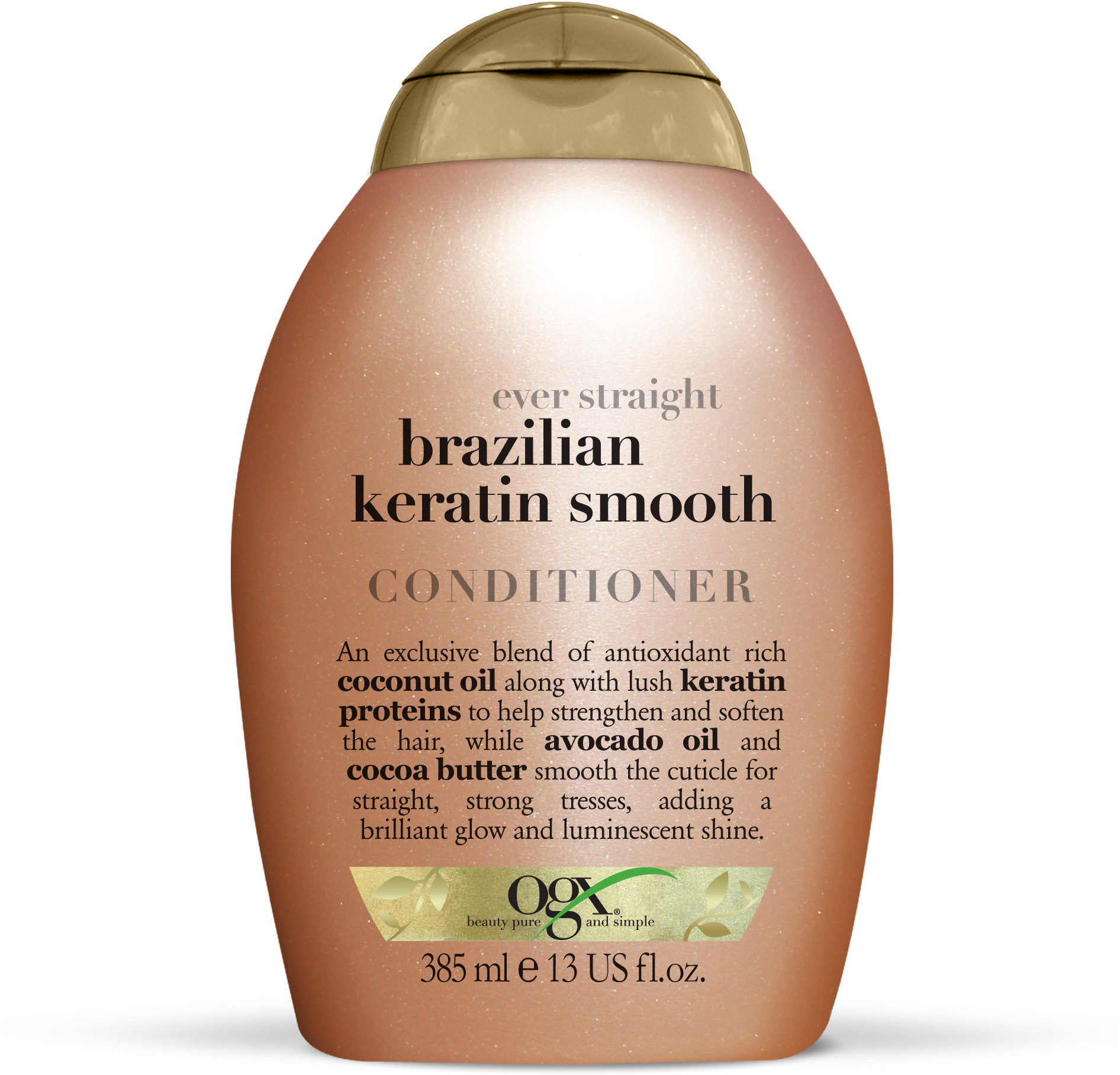 Organix Cosmetix Brazylijska Keratyna odżywka wygładzająca z brazylijską keratyną 385ml