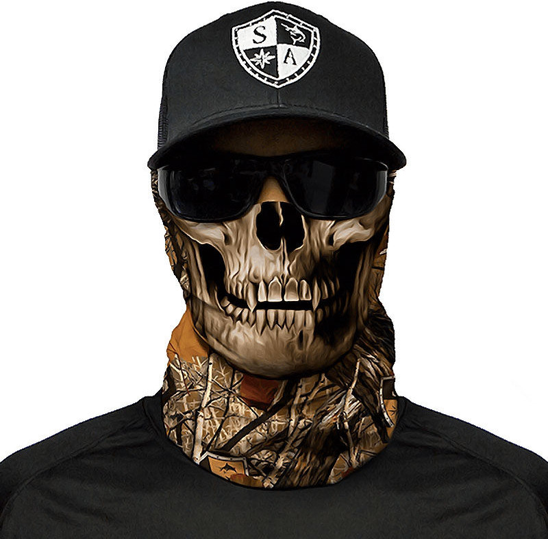 SA Co. SA Co. Chusta Wielofunkcyjna Face Shield Forest Camo Skull SA-50289