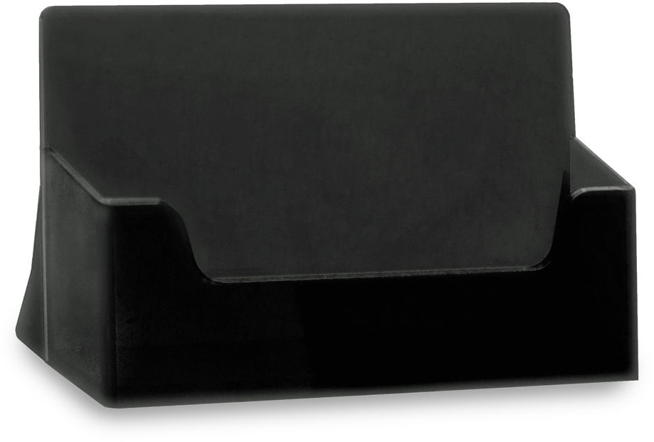 Stojak na wizytówki czarny plexi odlewany BCHB