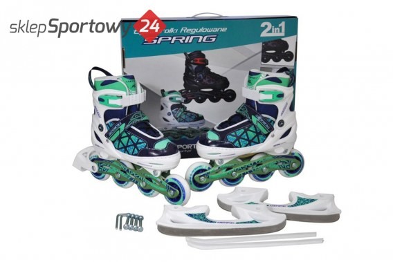 Axer ŁYŻWOROLKI 2W1 SPRING ROZM S(31-34) A23860-S