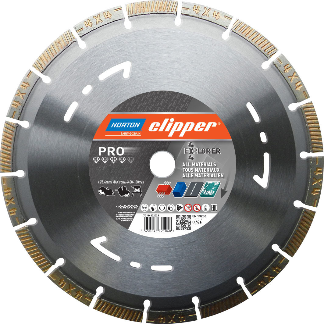 NORTON Clipper Tarcza diamentowa Clipper Pro 4x4 Explorer 400 mm (25,4 mm) 70184602095