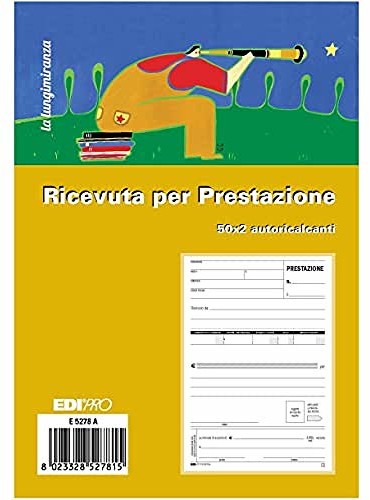 Edipro EDIPRO  E5278A  blok odbioru czasami 50 x 2 samobalkujący do 29,7 x 22