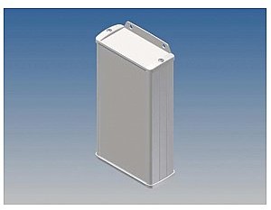 TEKO OBUDOWA ALUMINIOWA - BIAŁA - 160 x 85.8 x 36.9 mm - z kołnierzem TK23-E.7