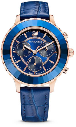 Swarovski Zegarek Octea Lux Chrono 5563480 Granatowy