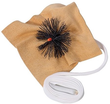 Gewa 756400 wycieraczki BB-Tenor altowy ze sznurkiem, z prawdziwej skóry 756400