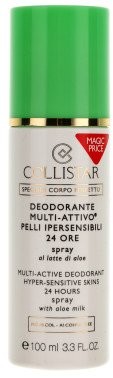 Collistar Multiaktywny dezodorant w sprayu do skóry wrażliwej - Multi-Active Deodorant 24 Hours Spray Multiaktywny dezodorant w sprayu do skóry wrażliwej - Multi-Active Deodorant 24 Hours Spray