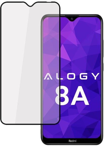 Xiaomi Alogy Szkło Alogy Full Glue case friendly do Redmi 8A Czarne 7426X10