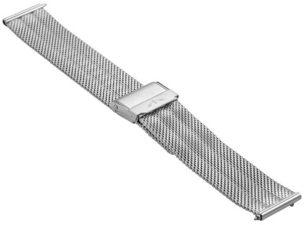 BISSET BRANSOLETA BISSET BM-103 MESH SILVER 18MM