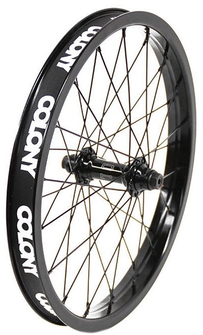 przednie koło COLONY Pintour 18In Bmx Front Wheel Black BLACK)