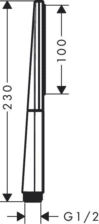 Hansgrohe Rainfinity Słuchawka prysznicowa 1000 1jet biały matowy 26866700