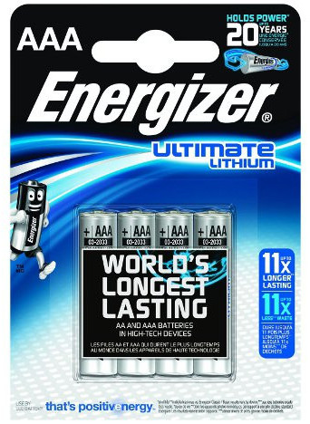 Energizer Group Polska Sp. z o.o. BATERIA LITHIUM AAA L92 /4 szt. 6352 (635233)