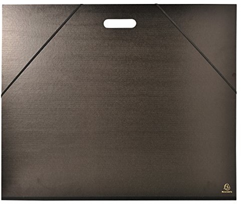 Exacompta znak 548900e Binder, z gumką i uchwytu do formatu 50 x 70 cm, siły, czarny 548900E