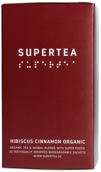 Teministeriet Teministeriet Supertea Hibiscus Cinnamon Organic Herbata 20 Torebek ST-HCO