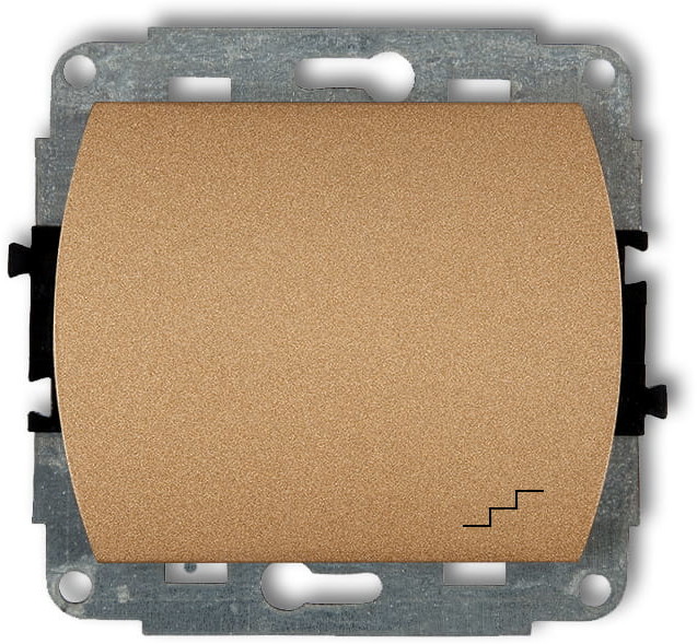 Karlik TREND Mechanizm łącznika schodowego 8WP-3, kolor złoty metalik 8WP-3
