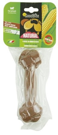 Ferplast 88080012 goodbite Natural Beef Bone L hundekau 140 G na zabawki, 17 x 5.5 x 2.6 cm
