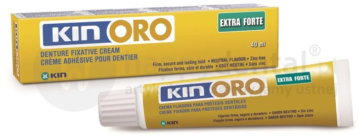 Laboratorios KIN KIN ORO krem 40ml - Super mocny klej do protez o długotrwałym działaniu