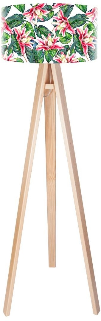 Macodesign Lampa podłogowa Tropikalny granat tripod-foto-420p, 60 W