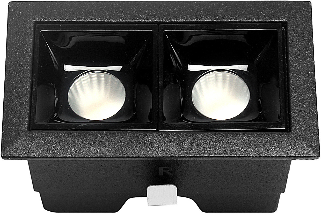 Decorativi Lampa liniowa LED wpuszczana podtynkowa 4W 4000K czarna 579 Decorativi 579