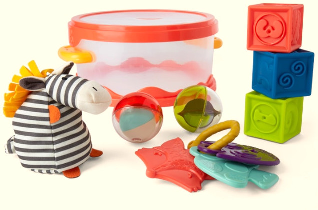 B. Toys zestaw zabawek dla niemowląt Wee B. Ready