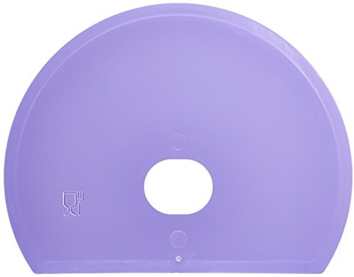 Maya Professional Tools 81915  8 zmiennych łopatka do ciasta z otworem, okrągły, FBK/higieny środków spożywczych, 160 MM X 125 MM X 1,65 MM, kolor liliowy 81915-8