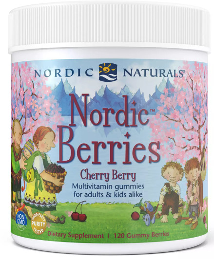 Nordic Naturals Nordic Berries (120 żelków)